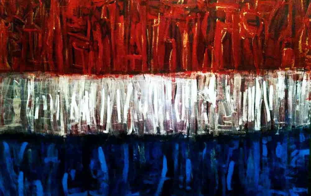 Ariel Shallit painting of Netherlands #1