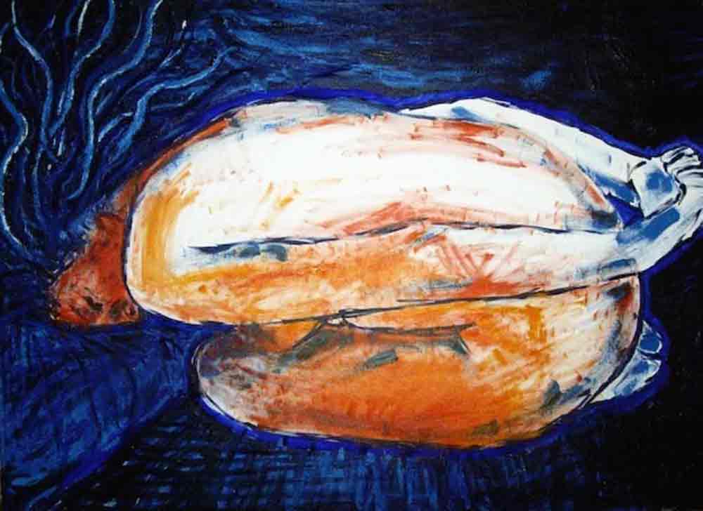 Ariel Shallit painting of April #1