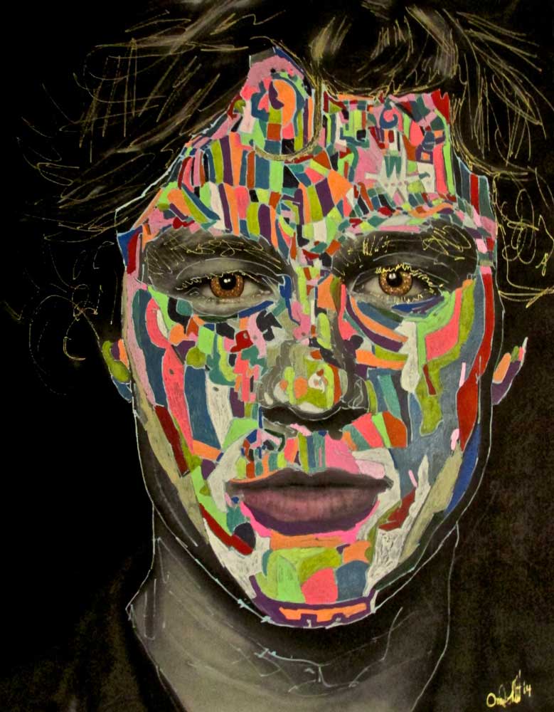Ariel Shallit painting of Heath Ledger